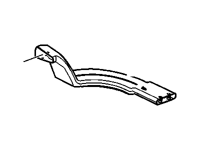 GM 15804916 Duct Assembly, Floor Rear Air Outlet