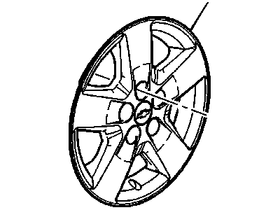 2009 Chevrolet HHR Wheel Cover - 9596919