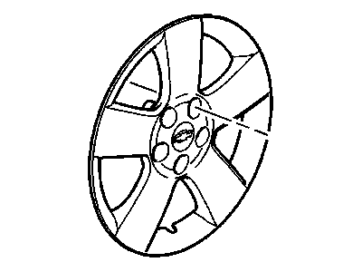 GM 9597197 Wheel TRIM COVER Assembly 16"