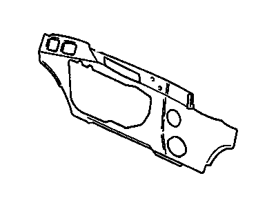 GM 25625237 BARRIER, Shroud and Dash and Vent Duct Panel