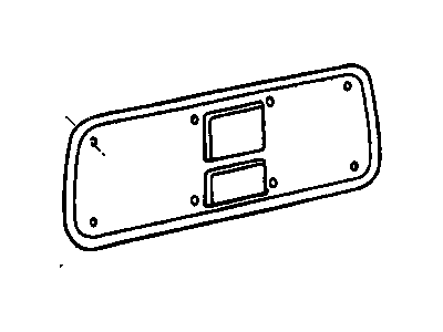 GM 12534439 PANEL, Rear Seat Back