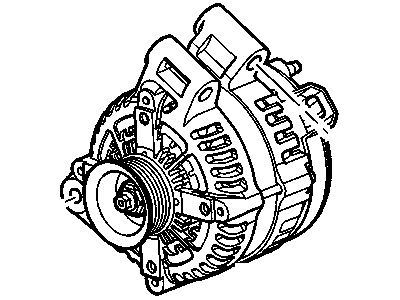 2016 GMC Terrain Alternator - 23119515