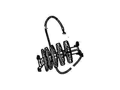 15899783 GM Support Assembly, Driver Seat Lumbar Illustration 1 of 1