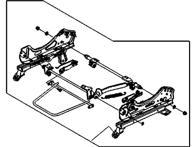 GM 96488067 Adjuster Asm,Front Seat