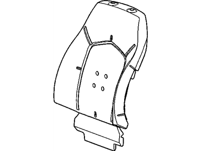 2010 Cadillac CTS Seat Cushion Pad - 25939271