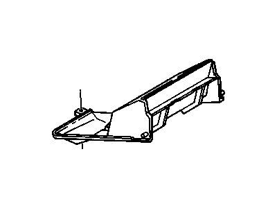 GM 52460449 Shroud,Heater Core