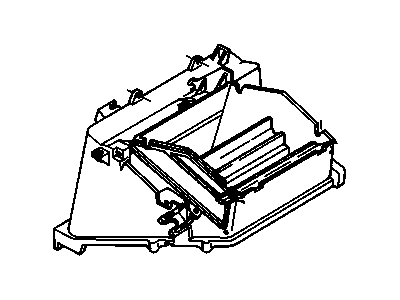 GM 15787040 Case, Heater & A/C Evaporator & Blower Upper