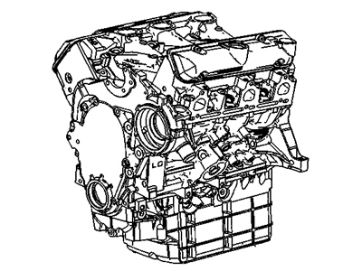 GM 12600069 Engine Asm,Gasoline (Goodwrench)