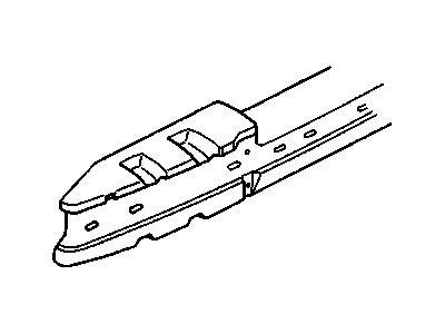 GM 20687930 Bar Assembly, Rear Bumper Impact