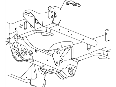 GM 15827191 Hook Assembly, Front Tow *Black