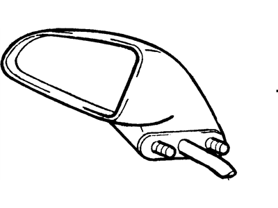 Oldsmobile 98 Side View Mirrors - 25551197