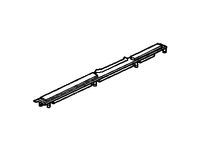 GM 15188860 Plate Assembly, Front & Rear Side Door Sill Trim *Medium Duty Dark Pewter