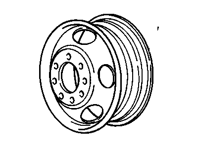 Chevrolet P30 Spare Wheel - 25990232