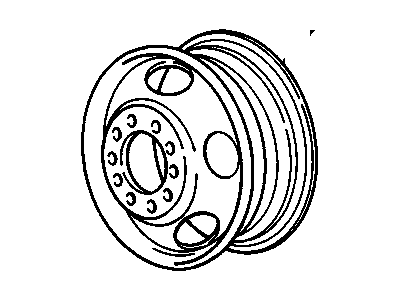 Chevrolet P30 Spare Wheel - 15150613