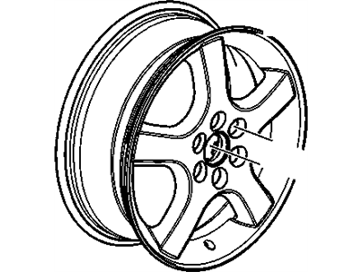 Pontiac Montana Spare Wheel - 9596507