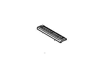 GM 15975685 Plate, Front Side Door Sill Trim *Neutral Medium