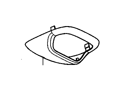 10424933 GM Console, Roof *Blue Illustration 1 of 1