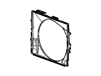 Cadillac Fan Shroud - 89022523