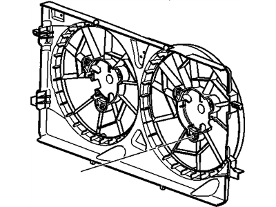 GM 22697113 Shroud Pkg,Engine Coolant Fan