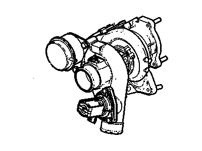 GM 12637545 Turbocharger,Engine