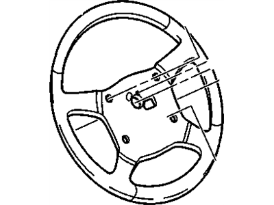 2002 Chevrolet Tahoe Steering Wheel - 16825357
