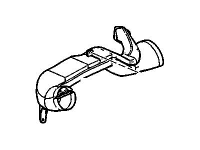 GM 10348970 Duct, Air Distributor Outer