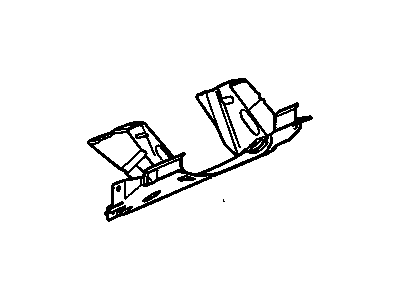 GM 10449781 Bolster Assembly, Instrument Panel Driver Knee