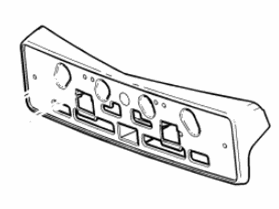 GM 84083948 Bracket Assembly, Front License Plate