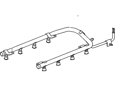 2006 Cadillac DTS Fuel Rail - 12597870