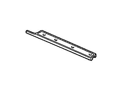 GM 20471021 Plate, Sill Front Door *Black 20471021 GM Plate, Sill Front Door *Black Illustration 1 of 1