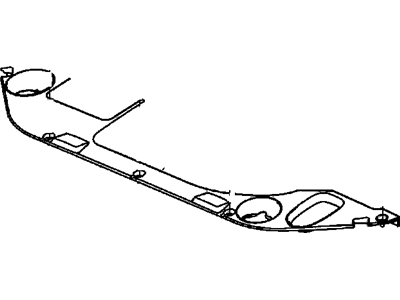 GM 92238368 Baffle,Radiator Air Upper