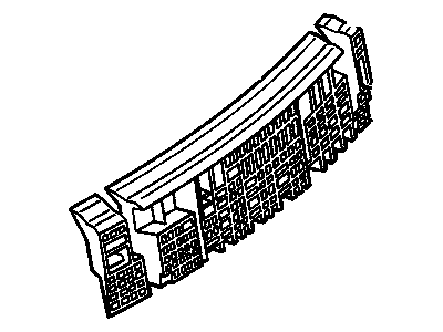 GM 16518290 Absorber, Rear Bumper Fascia Energy