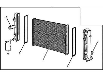 GM 92147990 Radiator Assembly