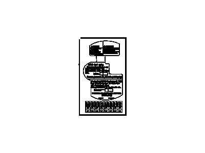 GM 52373068 Label, Cng Tank Inspection Information