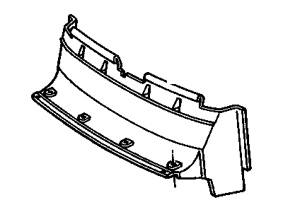 GM 10099469 Baffle, Radiator Air Lower