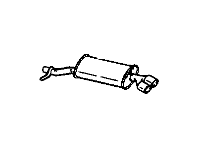 Cadillac Seville Exhaust Pipe - 25657466