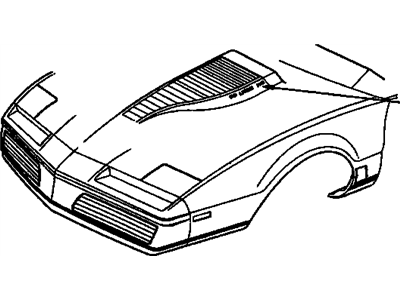 GM 10030639 Decal,Air Cleaner Intake Scoop