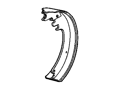 Chevrolet R30 Parking Brake Shoe - 18029648