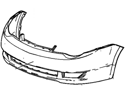 GM 15839814 Front Bumper Cover