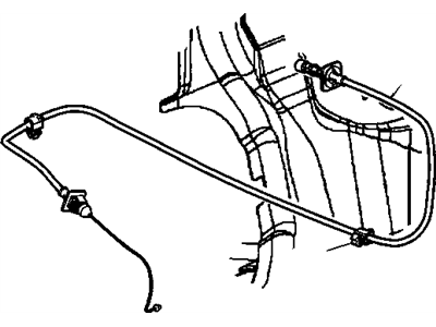 GMC Savana Throttle Cable - 15130491