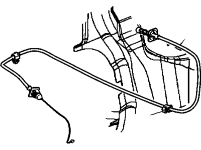 2006 Chevrolet Express Throttle Cable - 15130491