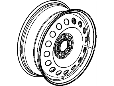 2008 Pontiac Montana Spare Wheel - 9596018