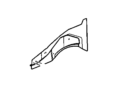 GM 92242307 Rail,Front Compartment Upper Inner Side