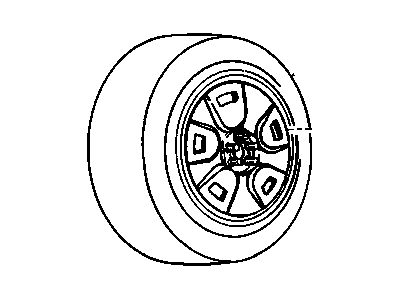 1987 Chevrolet Corsica Spare Wheel - 10083565