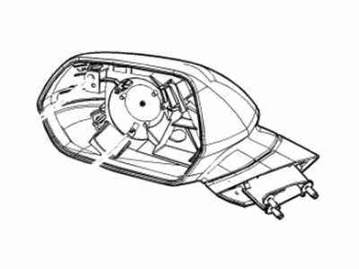 GM 84296198 Mirror Assembly, O/S Rr View