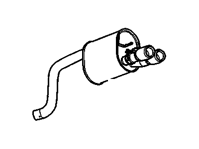 Cadillac XLR Exhaust Pipe - 25839154