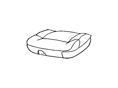 1997 Cadillac Deville Seat Cushion Pad - 16796958