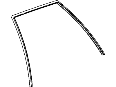 GM 21096931 Weatherstrip,Rear Side Door