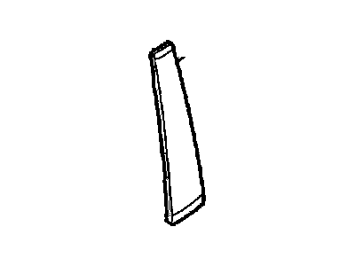 GM 92093111 Molding, Center Pillar Upper Finish