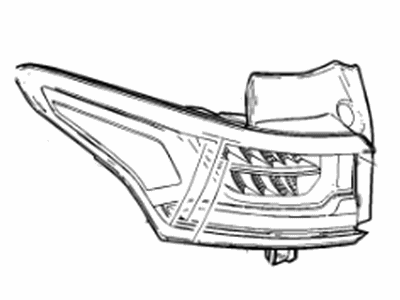 2021 Chevrolet Traverse Tail Light - 84332109